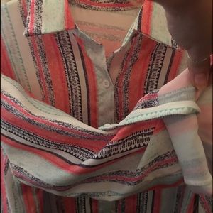 Silky button up blouse